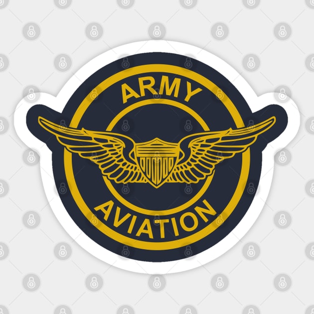 Army Aviator Wings Patch Sticker by TCP